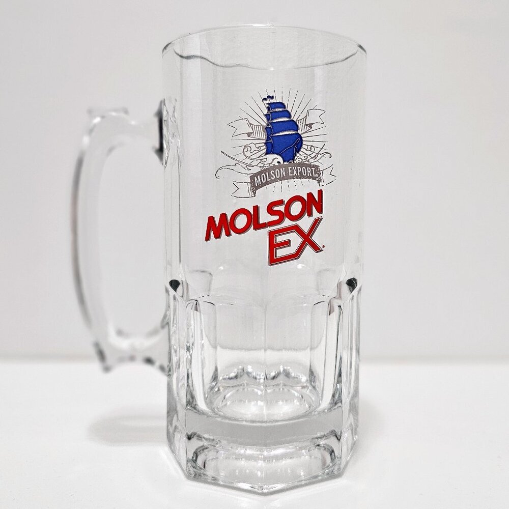 Molson Export Glass Beer Stein